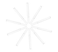 CONGARTENO 5 Pairs Acrylic Music Clips Sheet Music Page Holder Clips Piano for Secure Note Holding