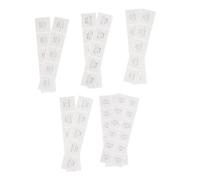 CONGARTENO 50 Sheets Bottle Label Stickers Multi-Language Cosmetic Classification Labels for Shampoo Conditioner Body Wash Hand Soap Bottles Self-Adhesive Stickers for Home and Hotel Use