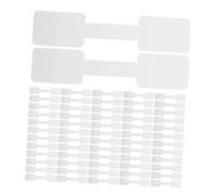 CONGARTENO 500pcs Self-Adhesive Price Tags Item Tags Blank Jewelry Stickers Writable Necklace Self Adhesive Pricing Labels White Paper