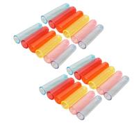 CONGARTENO 50Pcs Plastic Pencil Caps Protective Lids for Colored Pencils Extenders Student Stationery Supplies Mixed Colors Suitable for School and Art Use