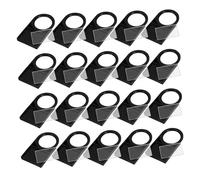 CONGARTENO 50pcs Plastic Push Button Switch Signs for Round Hole Compact Electrical Button Indicator Boards for Industrial and Commercial Use Space Saving Design with Clear Visible Markings