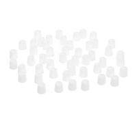 CONGARTENO 50Pcs Self-Sealing Toothpaste Caps Plastic Bottle Emptying Covers for Travel and Daily Use, Toothpaste Tube Dispenser Lid Compatible Refillable Soft Tubes