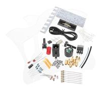 CONGARTENO 51-key Lyre Harp Electronic Diy Soldering Kit with Laser-cut Wooden Frame and Case, 7-string Musical Instrument Practice Set for Beginners and Stem Learning Projects