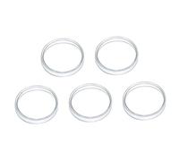 CONGARTENO 5pcs Borosilicate Glass Petri Dishes Thick Flat Bottom Cell Culture Plates for School Teaching Laboratory Use High Temperature Resistant Transparent Design