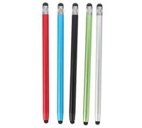 CONGARTENO 5Pcs Capacitive Stylus Pens for Touch Screens Dual Nib Precision Tablet and Phone Screen Pens Smooth Writing and Drawing Wide Compatibility for Smartphones and Tablets Multi-color