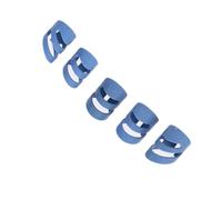 CONGARTENO 5pcs Colorful Guitar Finger Picks with Thumb and Bass Finger Sleeve Ergonomic Design for Acoustic Electric Classic Guitar Banjo Ukulele Comfortable Fit for Music Lovers Blue Medium