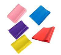 CONGARTENO 5pcs Elastic Resistance Bands for Fitness Yoga Hip Leg Workout Lightweight Portable with Colors for Glutes Activation and Strength Training
