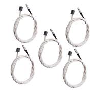 CONGARTENO 5pcs NTC100K Thermistor Sensor 1m High Temperature Thermal Resistor for 3D Printer Hot End Heating Element Compatible Ender and RepRap