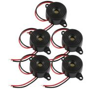 CONGARTENO 5pcs Piezo Electric Buzzer Alarm for Circuit Low Voltage Wire Pigtails Compact Replacement Piezo Tone for Vehicle Electronic Equipment