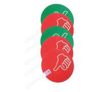 CONGARTENO 5pcs Thumbs Up and Down Voting Paddles Lightweight Plastic True False Signs for Classroom Interactive Learning Teacher Supplies Portable Reusable Handheld Answer Boards