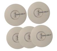 CONGARTENO 5pcs Transparent Self-Adhesive Stainless Steel Wall Hooks Seamless Hanging for Kitchen Bathroom Coat Towels Keys Picture Frames
