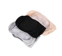 CONGARTENO 6 Pairs Bamboo Fiber Silicone Socks Non Slip Invisible Low Cut Shallow Mouth Socks for Women with Skin Color Grey Black Comfortable Breathable