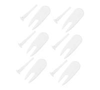 CONGARTENO 6 Sets Exercise Ball Plug Replacement Kit with Removers for Yoga and Fitness Balls Plastic Air Stopper Pins Portable Deflation Assistant for Inflatable Health Equipment