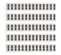CONGARTENO 60pcs Easy Harmonica Stickers Removable Key Labels Self-adhesive Residue-free Removable Adhesive Harmonica Accessories for Beginners Practice Sessions 7.40x1.18x0.01in