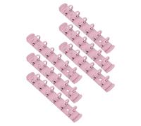 CONGARTENO 6pcs A7 Binder Mechanisms Loose Leaf Binding Spines 5.31x1.18x0.98in Openable Metal Rings Prevents Deformation DIY Binder Mechanism Kit on The Go Note Taking and School