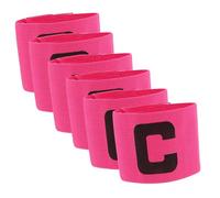 CONGARTENO 6pcs Adjustable Elastic Football Captain Armband Set for Soccer Training Youth and Adult Sports Bands for Injury Prevention Performance Boost and Team Leadership Identification