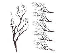 CONGARTENO 6pcs Artificial Antler and Faux Coral Tree Branches Lightweight Decorative Twigs for Halloween Wedding Party Home Decor Flexible and Authentic Detailing No Maintenance Needed