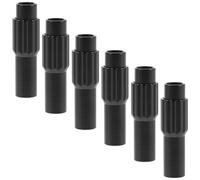 CONGARTENO 6pcs Bicycle Inline Barrel Adjuster Screws Cable Tension Adjuster Housing for Mountain Road Folding Bikes Black