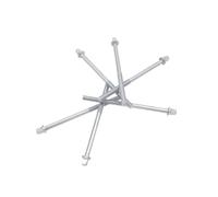CONGARTENO 6pcs Drum Tension Rods Washers Metal Drum Screws Accessory Screws Tension for Repair and Maintenance
