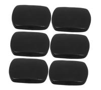 CONGARTENO 6Pcs Ebony Classical Guitar Tuning Pegs Square Shape Replacement Knobs with Reinforced Grip for Stable String Tuning and Vintage Style Acoustic Instruments