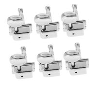 CONGARTENO 6pcs Electric Guitar Tuning Pegs Semi Closed Machine Heads Classical Guitar Replacement Parts for Accurate Pitch Adjustment Easy Installation