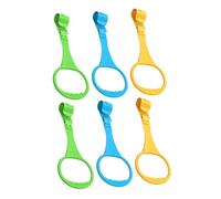 CONGARTENO 6pcs Infant Crib Pull Baby Bed Stand for Newborns Promoting and Stability Plastic Baby Crib Toys Hanging