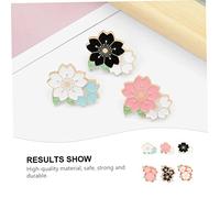 CONGARTENO 6pcs Japanese Style Cherry Blossom Brooch Fashion Clothes Corsage Pins for Women Sweaters Dresses Bags Accessories