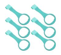 CONGARTENO 6pcs Playpen Pull up Rings Boy Girl Fence Crib Hanging Ring Cot Hand Handle for Boy Girl Walking Exercises Assistant