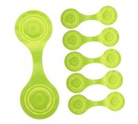 CONGARTENO 6pcs Portable Reflective Magnetic Clips for Backpack Clothes Dog Harnesses Lightweight Night Visibility Safety Reflectors for Students Outdoor Running Walking