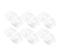 CONGARTENO 6pcs Slip Buckle Retainer Strap Clips for Back Straps Holder Clip Accessory for Back Bras