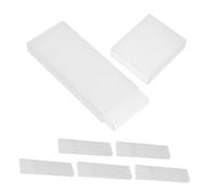 CONGARTENO 6pcs Tongue Scraper Travel Box Plastic Organizer Case Storage Container for Tongue Cleaners and Small Items Lightweight Multifunctional Holder for Oral Hygiene and Travel