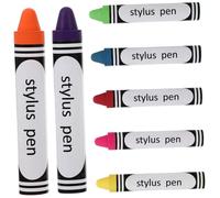 CONGARTENO 7pcs Portable Touch Screen Capacitive Stylus Pens with Innovative Silicone and Metal Nibs, for Precision Writing and Drawing on Phones and Tablets at Home Or School