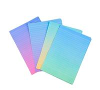 CONGARTENO 8 Sets Creative Gradient Color Stationery Paper Set with Envelopes Mixed Color Packs Letter and Envelopes Per Set Lovely Writing Paper for Personal Notes Invitations and