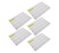CONGARTENO 88/61/54/49 Key Colorful Piano Keyboard Stickers 5 Sheets Musical Note Labels for Beginners Removable Keyboard Note Markers for Electronic Pianos
