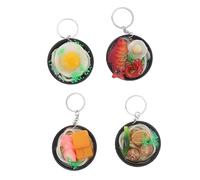 CONGARTENO 8pcs Colorful Key Cute Decorative Keychains for Bags Handbags and Accessories Random Designs Fun Key Charms for Boys and Girls and Collectors