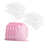 CONGARTENO 8pcs Drawstring Shoe Dust Bags Storage Bag for Travel Organizer Fabric Wipe Clean