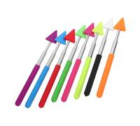 CONGARTENO 8pcs Multi-function Extendable Teaching Pointer Sticks Blackboard Pointing Rods Handheld Presentation Indicators for Classroom and Office Use
