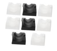 CONGARTENO 8pcs Resin Ocarina Display Stand for Ocarinas Holder with Smooth Edges Lightweight Portable Design in Black White for Home Studio and Travel Use