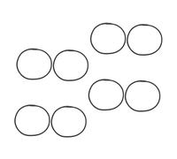 CONGARTENO 8pcs Shock-proof Elastic Bands for Microphone Shock Mount, Condenser Microphone Rubber Ring Replacement, Mic Stand Dampener Rings for Audio Recording and Studio Use