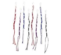 CONGARTENO 8pcs Traditional Tzitzit Tassels Set for Prayer Shawl Replacement Strings with Pre-tied Fringes Blue White Black White Red Purple Suitable for Hebrew Men and Accessories