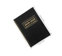 CONGARTENO Academic Planner Monthly Agenda Notebook Spiral Binding for School and Office Layout Paper Planner with Smooth Writing Surface and Generous Space for Appointments and Notes