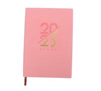 CONGARTENO Academic Planner Notebook Pink Daily Organizer for Office and Study Lightweight Portable Writing Book for Goal Setting and Work Planning