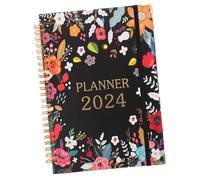 CONGARTENO Academic Year Planner Notebook Portable Coil Organizer for Office and School Daily Writing Scheduling and Prioritizing Suitable for Students Teachers and Professionals