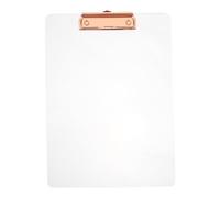 CONGARTENO Acrylic Transparent Clipboard Folder Writing Pad Multi Use File Holder Board Lightweight Sturdy Thick Clipboard for Office Students School Stationery