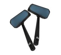 CONGARTENO Adjustable Aluminum Alloy Motorcycle Rearview Mirrors Bar End Convex Side Mirrors for Bikes with Rearview Reflective and Reversing Functions Fit for Motorcycles and Electric