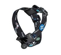 CONGARTENO Adjustable Black Head-mounted Action Camera Strap Compatible GoPro8/9/10 Pocket and Action 2, Sports Camera Bracket for First-person POV Vlog Filming