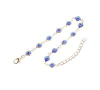 CONGARTENO Adjustable Evil Eye Bracelet with Turkish Blue Charm Luck Protection Jewelry for Women Beaded Design Handmade Craftsmanship Symbol of Luck and Security