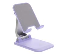 CONGARTENO Adjustable Foldable Phone Tablet Stand Portable Desktop Holder with Sturdy Frame for Stable Viewing and Use at Home the Go Violet