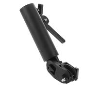 CONGARTENO Adjustable Golf Umbrella Holder with for Cart Bags Portable Lightweight Stand for Stable Wind-resistant Support Golf Courses Compact Black Clamp for Push Carts
