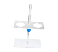 CONGARTENO Adjustable Height Acrylic Funnel Stand Laboratory Supplies for Chemical Experiments Removable Rack with Stable Support Suitable for Science Labs Schools and Teaching Use